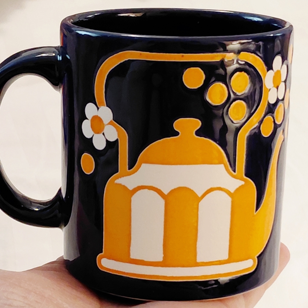 Waechetersbach Teapot/Floral Mug - Picture 2 of 5